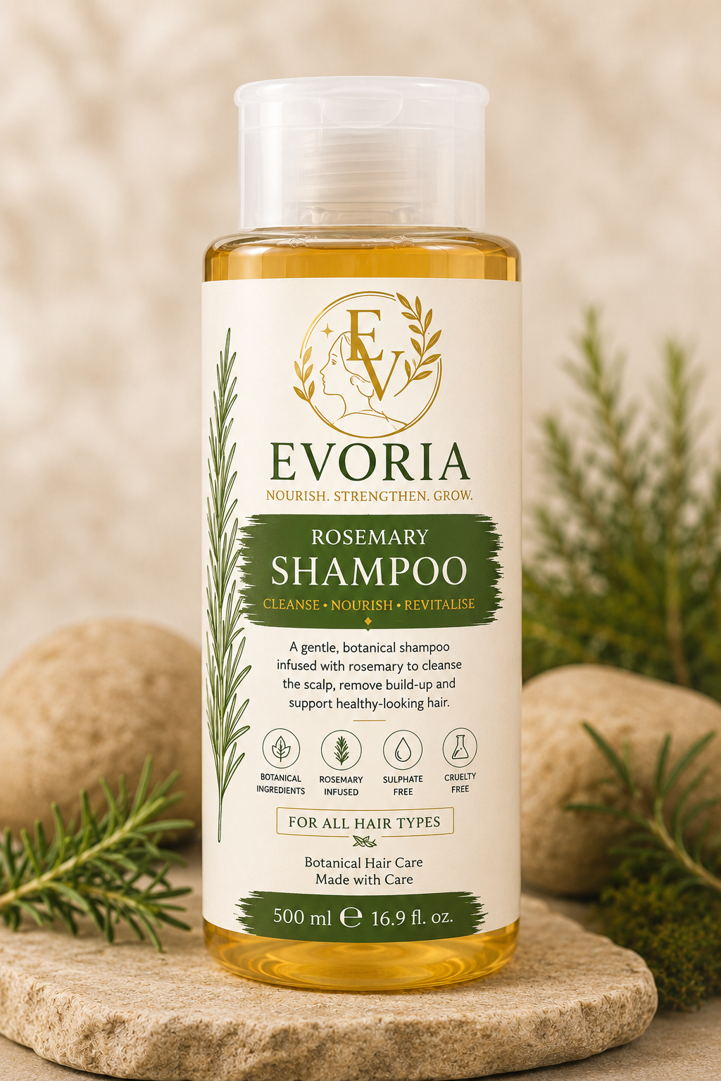 EVORIA Rosemary Shampoo 500 ml